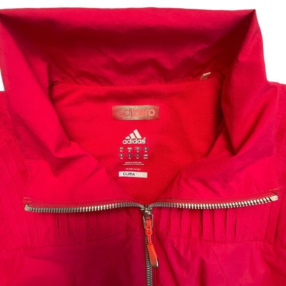 Adidas Adizero Climalite Lightweight Running Jacket Women’s Size M Bright Pink - Picture 4 of 14